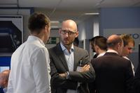 Elliot Loven of Europlacer Distribution’s UK Sales talks to a customer at the company’s User Group event.